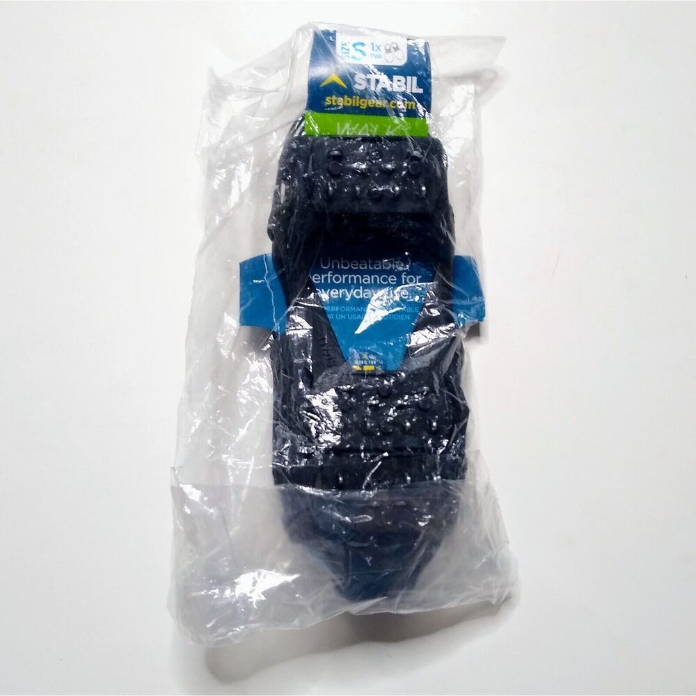 Stabil Walk Ice Snow Cleats Shoes Boots Foldable Winter Attachment Black Size S